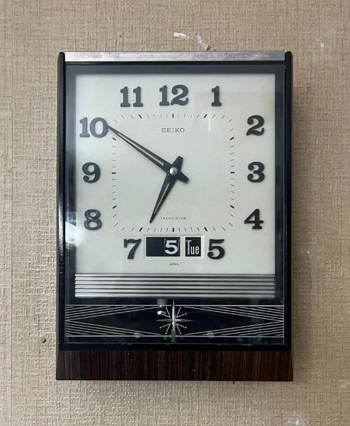 Seiko Sonora Day Date STC-027 - 1960 - zeer mooie staat, Antiek en Kunst, Antiek | Klokken, Ophalen of Verzenden