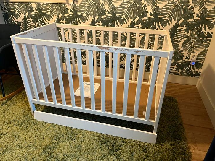 Gratis IKEA Sundvik Ledikantje wit., Kinderen en Baby's, Babywiegjes en Ledikanten, Gebruikt, Ledikant, Ophalen