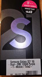 Samsung S21 128gb dual sim, Telecommunicatie, Mobiele telefoons | Samsung, Ophalen, Paars, Touchscreen, Zo goed als nieuw