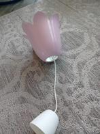 Leuke Bloemenlamp - Roze, Ophalen, Zo goed als nieuw, Kunststof, Minder dan 50 cm