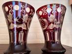 Boheems glas, 2 vazen., Ophalen