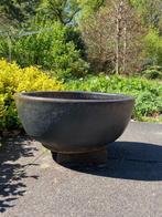 Geglazuurde aardewerken pot, Tuin en Terras, Bloempotten, Ophalen, Gebruikt, 40 cm of meer, Rond