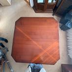 Eettafel Italiaans kersenhout, Ophalen, Vierkant, Zo goed als nieuw, Vijf personen of meer