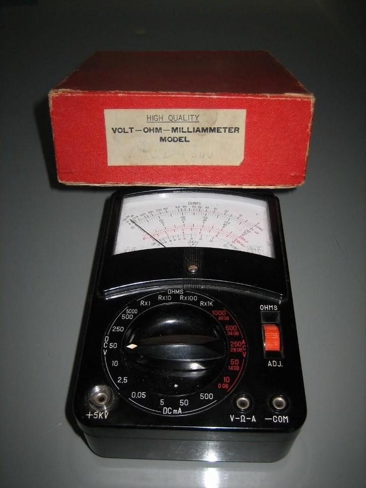 High quality Volt - OHM - Milliammeter SEC Model CT - 500, Antiek en Kunst, Curiosa en Brocante, Ophalen of Verzenden