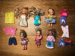 Kleine Barbie popjes met kleertjes, Ophalen, Gebruikt