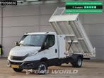 Iveco Daily 35C16 3.0L Kipper met Kist 3.5t trekhaak Tipper, Auto's, Gebruikt, Euro 6, 4 cilinders, Iveco