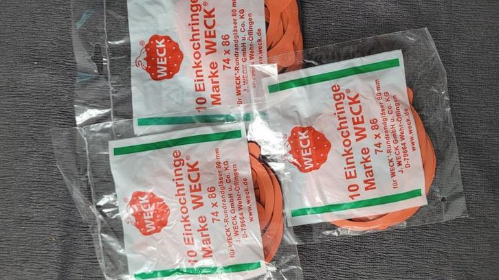 weckringen 80mm, Huis en Inrichting, Keuken | Keukenbenodigdheden, Nieuw, Ophalen of Verzenden