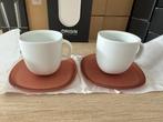Nespresso Lume collection setje van 2 kop en schotel (nieuw), Nieuw, Ophalen of Verzenden, Overige stijlen, Kop(pen) en/of Schotel(s)