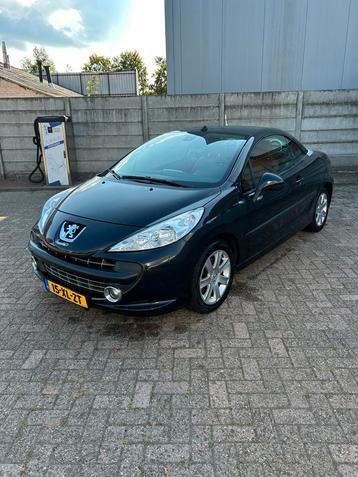 Peugeot 207 1.6 16V CC 88KW 2007 Zwart beschikbaar voor biedingen