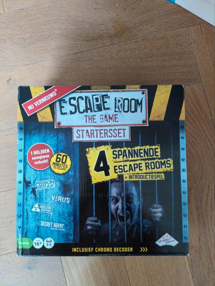 Escape Room The Game Starterset, Hobby en Vrije tijd, Gezelschapsspellen | Bordspellen, Gebruikt, Drie of vier spelers, Vijf spelers of meer