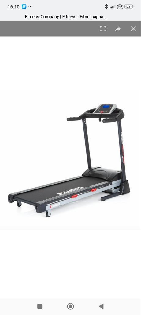 Hammer Race Runner 2000M Loopband / Treadmill, Sport en Fitness, Fitnessapparatuur, Zo goed als nieuw, Loopband, Ophalen