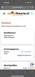 Motorttheorie cursus, Ophalen of Verzenden, Meerdere media