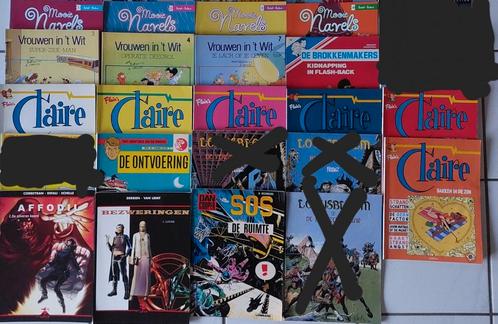 Strips Vrouwen in 't Wit,Claire De Kleine Robbe enz, Boeken, Stripboeken, Zo goed als nieuw, Meerdere stripboeken, Ophalen of Verzenden