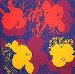 Andy Warhol Kleur Lithografie " Poppy Flowers Afb 3" Ges Gen, Ophalen of Verzenden
