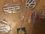 Vw nissan golf gti emblemen vintage, Verzamelen, Ophalen of Verzenden, Zo goed als nieuw, Overige onderwerpen