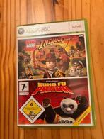 Xbox 360 indiana jones kungfu panda 2 discs, Avontuur en Actie, 1 speler, Ophalen of Verzenden, Zo goed als nieuw