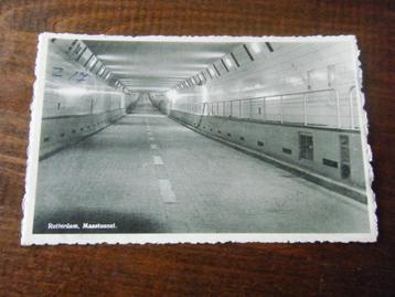 V28 - Rotterdam - Maastunnel - Mooie oude kaart beschikbaar voor biedingen