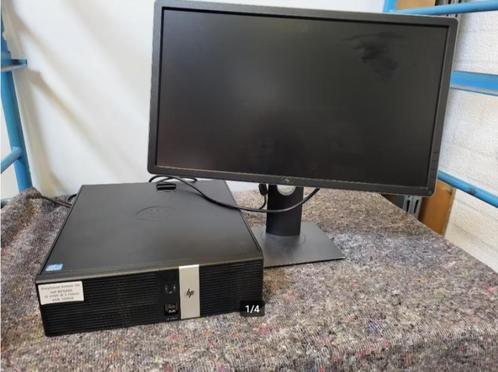 HP RP5800 i5-2400 3,1 4gb mem 500gb hd, 23 inch dell monitor, Computers en Software, Monitoren, Gebruikt, 60 Hz of minder, DisplayPort
