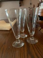 3 Sorbetglazen, Huis en Inrichting, Keuken | Servies, Glas of Glazen, Ophalen of Verzenden, Effen, Glas