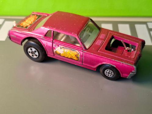 Matchbox K21 - Mercury Cougar Dragster [paars] 1/43, Hobby en Vrije tijd, Modelauto's | 1:43, Gebruikt, Auto, Matchbox, Ophalen of Verzenden