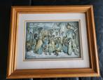 Twee Anton Pieck 3D schilderijtjes, Huis en Inrichting, Woonaccessoires | Schilderijen, Tekeningen en Foto's, Minder dan 50 cm