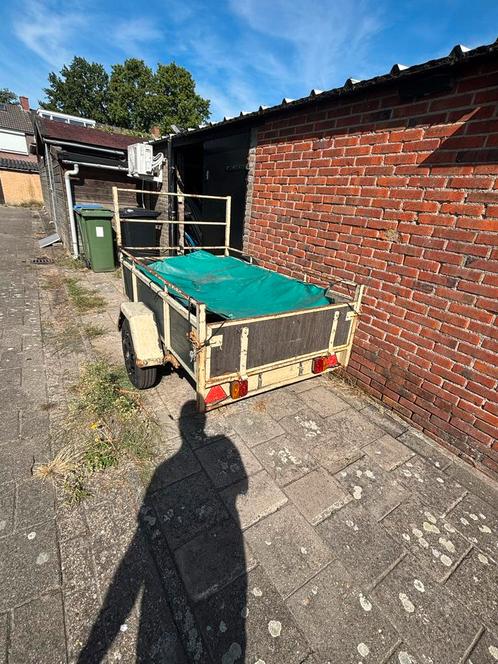 Aanhanger met nieuwe banden en nieuwe verlichting, Auto diversen, Aanhangwagen-onderdelen, Gebruikt, Ophalen