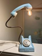 Blauw Bakelieten Telefoonlamp met E14 fitting, Ophalen of Verzenden