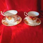 Royal Albert Old Country Roses kop en schotel dames en heren, Ophalen of Verzenden