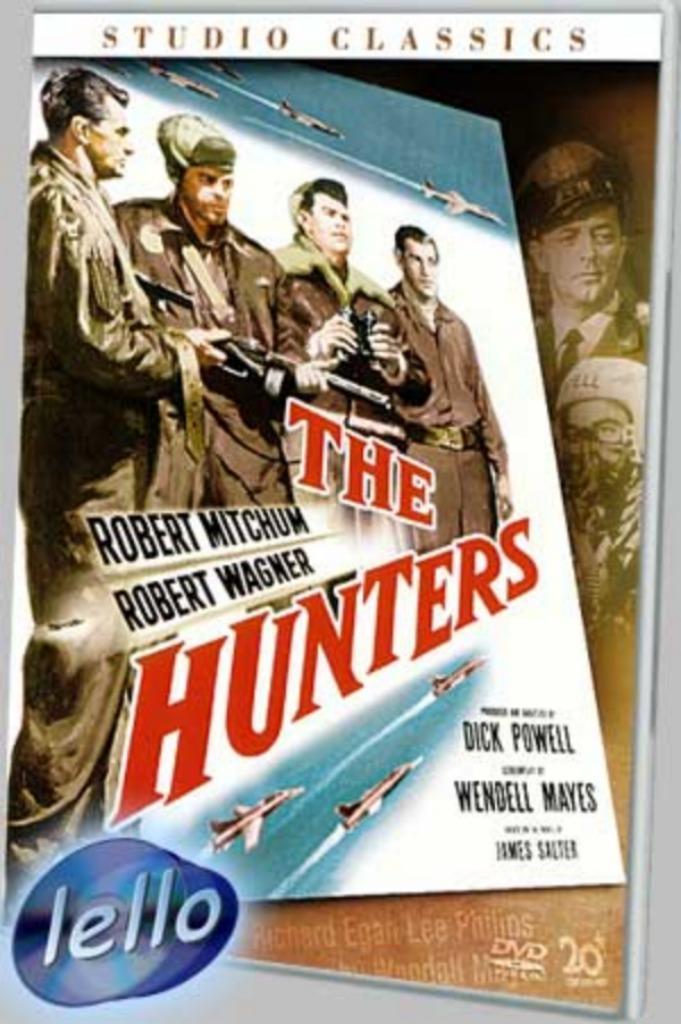 The Hunters (1958 Robert Mitchum, Robert Wagner) SC niet NLO, Cd's en Dvd's, Dvd's | Actie, Oorlog, Ophalen of Verzenden