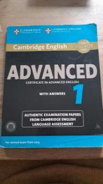 Cambridge English Advanced 1, Boeken, Ophalen of Verzenden