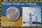 Coincard : 2005 Coincard - 5 Euro 60 Jaar Vrede en Vrijheid, Koningin Beatrix, Zilver, Euro's, Ophalen of Verzenden
