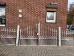 SIERPOORT MET ZIJDELEN., Tuin en Terras, Ophalen, Zo goed als nieuw, IJzer, Sierhekwerk