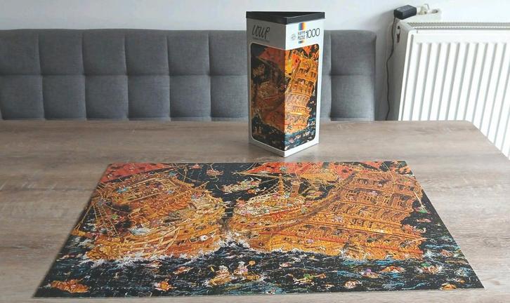 Heye loup puzzle captain flint's party 1000 stukjes puzzel, Hobby en Vrije tijd, Denksport en Puzzels, Legpuzzel, 500 t/m 1500 stukjes