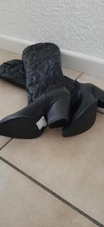 Cowboy laarzen, Ophalen, Hoge laarzen, Zwart, Nieuw