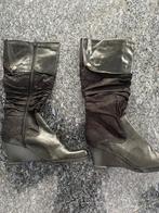 Laarzen, Hoge laarzen, Zwart, Ophalen of Verzenden, Zo goed als nieuw