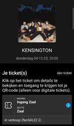 Kensington staanplaats donderdag 4 december ziggo dome, Eén persoon, December