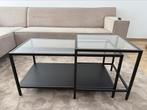 Salon tafel 2 delig., Huis en Inrichting, Tafels | Sidetables, Ophalen, Gebruikt, 50 tot 75 cm, Rechthoekig