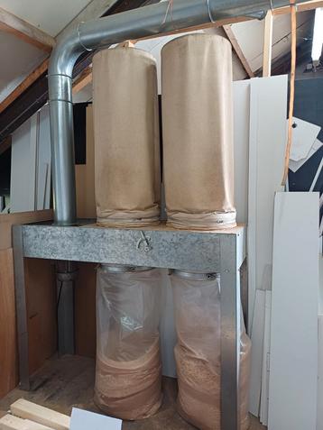 2 zaks Houtbewerkings afzuiging/ motafzuiging beschikbaar voor biedingen