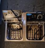 Frituurpan - Maxima Electric Double Fryer, Witgoed en Apparatuur, Frituurpannen, 4 liter of meer, Ophalen of Verzenden