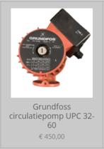 pomp       Grundfoss UPC 32-60 circulatiepomp AANBIEDING, Doe-het-zelf en Verbouw, Verwarming en Radiatoren, Minder dan 30 cm