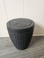 Prullenbak antraciet., Ophalen of Verzenden, Zo goed als nieuw, Minder dan 50 cm