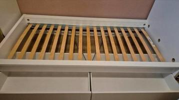 Ikea malm 90 x 200 cm inclusief lades en traagschuimmatras - afbeelding 4