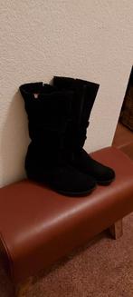 Zwarte suede Verhulst laarzen - maat 39, Ophalen of Verzenden, Zo goed als nieuw, Zwart, Hoge laarzen