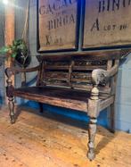 Stationbank/parkbank, Ophalen, Teakhout