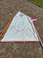Zeil en mast voor een Optimist, Watersport en Boten, Zeilen en Zeiltoebehoren, Ophalen, Gebruikt, Minder dan 15 m²