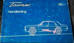 FORD TAUNUS TC1 Handleiding, nederlandstalig, Ophalen of Verzenden