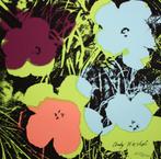 Andy Warhol Kleur Lithografie " Poppy Flowers Afb 1" Ges Gen, Ophalen of Verzenden