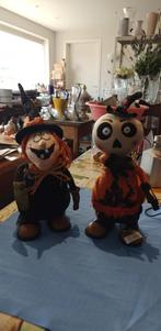 Halloween poppen monsters in stof hoogte 30cm, Ophalen of Verzenden, Gebruikt, Versiering, Halloween of Griezel