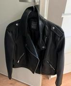 Leren dames jack maat m, Ophalen of Verzenden, Zo goed als nieuw, Zwart
