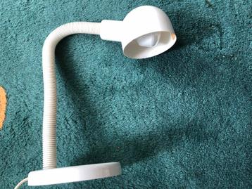 Vintage Witte Bol Bureaulamp beschikbaar voor biedingen
